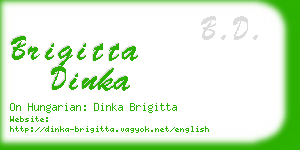 brigitta dinka business card